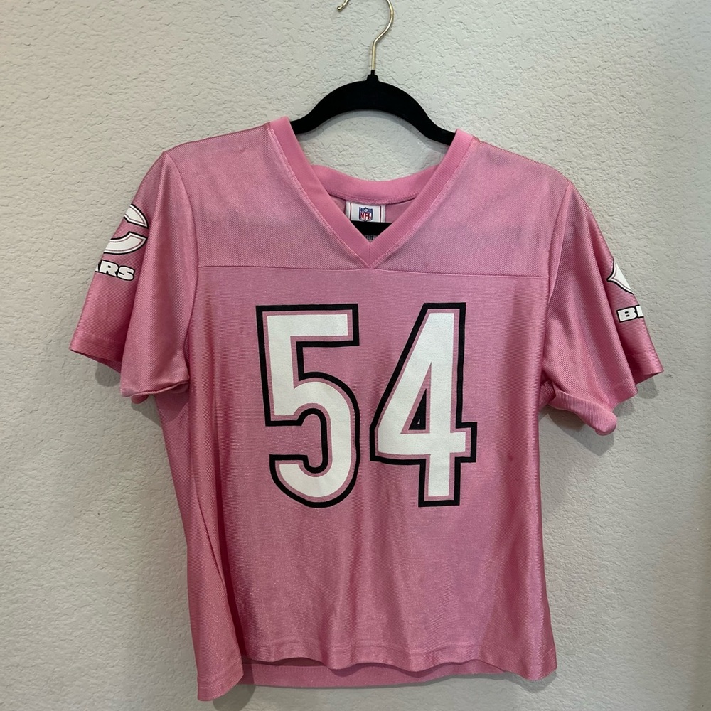 Brian Urlacher Jersey Pink
Women's L Chicago Bears NFL
Vtg Y2K